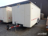 1993 PACE ENCLOSED TAGALONG TRAILER VN019309 equipped with 7,000lb GVWR, laydown rear door, ST205/75