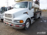 2007 STERLING ACTERRA FLATBED TRUCK VNY51195 powered by Cat C7 diesel engine, 190hp, equipped with a
