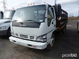 2007 ISUZU NPR HD FLATBED TRUCK VN802233 powered by 6.0L gas engine, equipped with automatic transmi