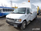 2001 FORD E450 UTILITY TRUCK VNA05984 powered by 7.3L diesel engine, equipped with automatic transmi