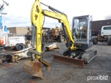 2014 WACKER NEUSON 38Z3 HYDRAULIC EXCAVATOR SNPAL00420 powered by diesel engine, equipped with Cab,