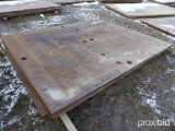 (6) 8FT. X 10FT. X 1IN. STEEL ROAD PLATE ROAD PLATE