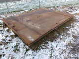 (6) 8FT. X 10FT. X 1IN. STEEL ROAD PLATE ROAD PLATE
