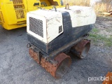 INGERSOLL RAND TC-13 TRENCH ROLLER SN177826 powered by diesel engine, equipped with 32in. Padsfoot d