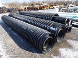12PCS PVC COURGATED DRAIN PIPE MISC SIZE