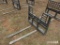 NEW MID-STATE 48IN. FORK SET SKID STEER ATTACHMENT