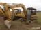 CAT E70B HYDRAULIC EXCAVATOR SN7422 powered by Cat diesel engine, equipped with Cab, digging bucket.