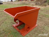 NEW 2 YARD STACKABLE SELF DUMPING HOPPER SCRAP RECYCLING EQUIPMENT 4,000lb capacity.