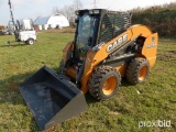 2017 CASE SV280 SKID STEER powered by Case diesel engine, 74hp, equipped with EROPS, air, radio, EH