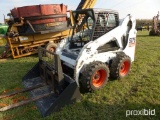 2012 BOBCAT S175 SKID STEER SN0291 powered by diesel engine, equipped with rollcage, auxiliary hydra