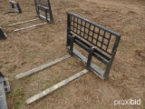 NEW MID-STATE 48IN. FORK SET SKID STEER ATTACHMENT