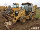 CAT 416C TRACTOR LOADER BACKHOE SN7214 powered by Cat diesel engine, equipped with GP front bucket,