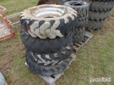 (4) 13.00 X 24 FOAM FILLED TIRES TIRES, NEW & USED