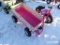 NEW SUPPORT EQUIPMENT PINK SOUTHERN BELLE WAGON