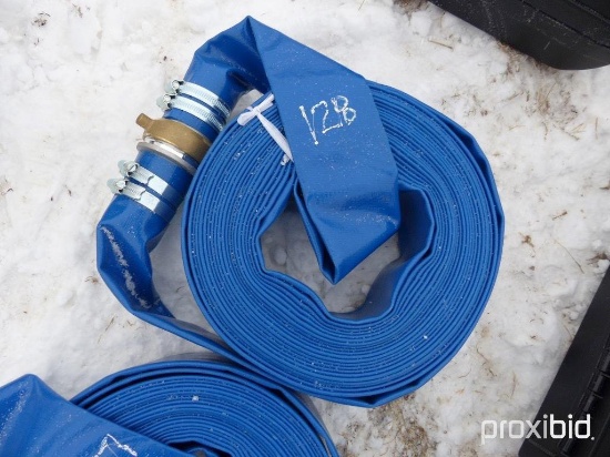 NEW 2IN. X 50FT. DISCHARGE WATER HOSES NEW SUPPORT EQUIPMENT