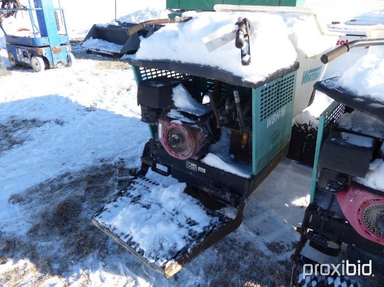 WHITEMAN WBH-16 CONCRETE EQUIPMENT SN240540 powered by gas engine, equipped with 16 cubic foot capac