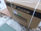 NEW 7500 WATT GENERATOR NEW SUPPORT EQUIPMENT powered by gas engine, 13hp, equipped with 7500 watts