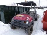 2013 CLUB CAR XRT1550 UTILITY VEHICLE SN443430 powered by gas engine, equipped with OROPS, 4-seater.