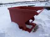 NEW 1.5 YARD STACKABLE SELF DUMPING HOPPER SCRAP RECYCLING EQUIPMENT 4,000lb capacity.