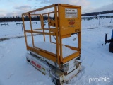 2008 HYBRID HB-1030 SCISSOR LIFT SN54063 electric powered, equipped with 10ft. Platform height, slid