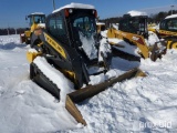 2013 NEW HOLLAND C238 RUBBER TRACKED SKID STEER SNNDM450553 powered by diesel engine, equipped with