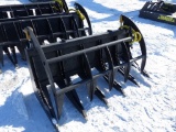 NEW MID-STATE 66FT. ROOT RAKE W/ TEETH SKID STEER ATTACHMENT