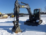 2016 VOLVO ECR88D HYDRAULIC EXCAVATOR SNECR88D212297 powered by diesel engine, equipped with Cab, ai