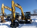 UNUSED CAT 308E2CR HYDRAULIC EXCAVATOR SNFJX SERIES powered by Cat C3.3B diesel engine, 65hp, equipp