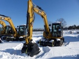 UNUSED CAT 308E2CR HYDRAULIC EXCAVATOR SNFJX SERIES powered by Cat C3.3B diesel engine, 65hp, equipp