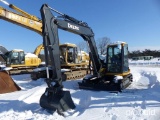 2017 JOHN DEERE 85G HYDRAULIC EXCAVATOR powered by Yanmar 4TNV98C-WHBW diesel engine, 56.9hp, equipp