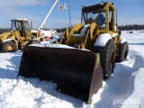 CAT 950 RUBBER TIRED LOADER SN90A SERIES powered by Cat diesel engine, equipped with EROPS, GP bucke