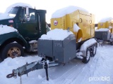 2010 WACKER HI750 750K BTU HEATER HEATING EQUIPMENT SN594534 powered by Kubota diesel engine.