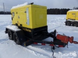 2013 HIMOINSA HRYW-50 GENERATOR SN11300565 powered by diesel engine, equipped with 40KW, trailer mou