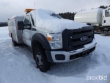 2012 FORD F550 SERVICE TRUCK VNB97184 4x4, powered by diesel engine, equipped with power steering,