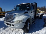 2007 INTERNATIONAL 4400 FLATBED TRUCK VN410970 powered by DT466 diesel engine, equipped with Eaton