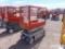 2008 SKYJACK SJ3215 SCISSOR LIFT SN: 10000386 electric powered, equipped with 15ft. Platform height,
