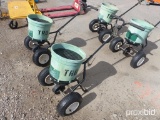 BROADCAST LAWN SEED SPREADER SUPPORT EQUIPMENT
