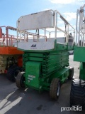 2008 JLG 4069RT SCISSOR LIFT SN: 200185856 4x4, powered by dual fuel engine, equipped with 33ft. Pla