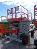 2008 SKYJACK SJ8850 SCISSOR LIFT SN: 34001154 4x4, powered by dual fuel engine, equipped with 50ft.