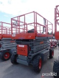 2007 SKYJACK SJ7135 SCISSOR LIFT SN: 34000876 powered by gas engine, equipped with 35ft. Platform he