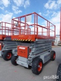 2007 SKYJACK SJ7135 SCISSOR LIFT SN: 34000272 powered by gas engine, equipped with 35ft. Platform he