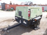 2009 SULLAIR 375DPQ AIR COMPRESSOR powered by diesel engine, equipped with 375CFM, trailer mounted.