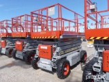 2007 SKYJACK SJ7135 SCISSOR LIFT SN: 34000485 powered by gas engine, equipped with 35ft. Platform he