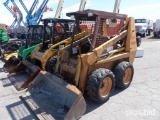 CASE 1840 SKID STEER SN:JAF0130284 powered by Case diesel engine, equipped with rollcage, auxiliary