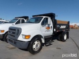 2004 FORD F650 DUMP TRUCK VN: 3FRNF65904V684790 powered by diesel engine, equipped with power steeri