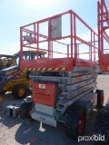 2007 SKYJACK SJ7135 SCISSOR LIFT SN: 343655 powered by gas engine, equipped with 35ft. Platform heig