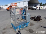 GENIE GR-12 SCISSOR LIFT SN:GR02-1592 electric powered, equipped with 12ft. Platform height.