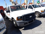 2006 FORD F-250 PICKUP TRUCK VN:1FTNF20586ED68174 powered by gas engine, equipped with power steerin