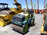 AMMANN AV26E ASPHALT ROLLER SN:4227 powered by diesel engine, equipped with ROPS, 48in. Smooth drum,