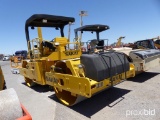 SAKAI SW900 ASPHALT ROLLER SN:10112 powered by diesel engine, 166hp, equipped with ROPS, 84in. Smoot